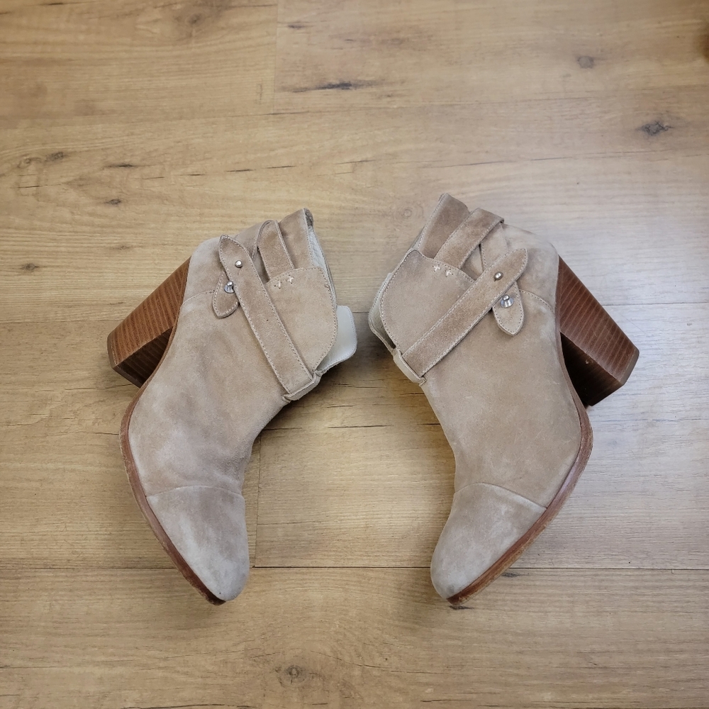 rag & bone Harrow Suede Ankle Booties - Picture 4 of 10